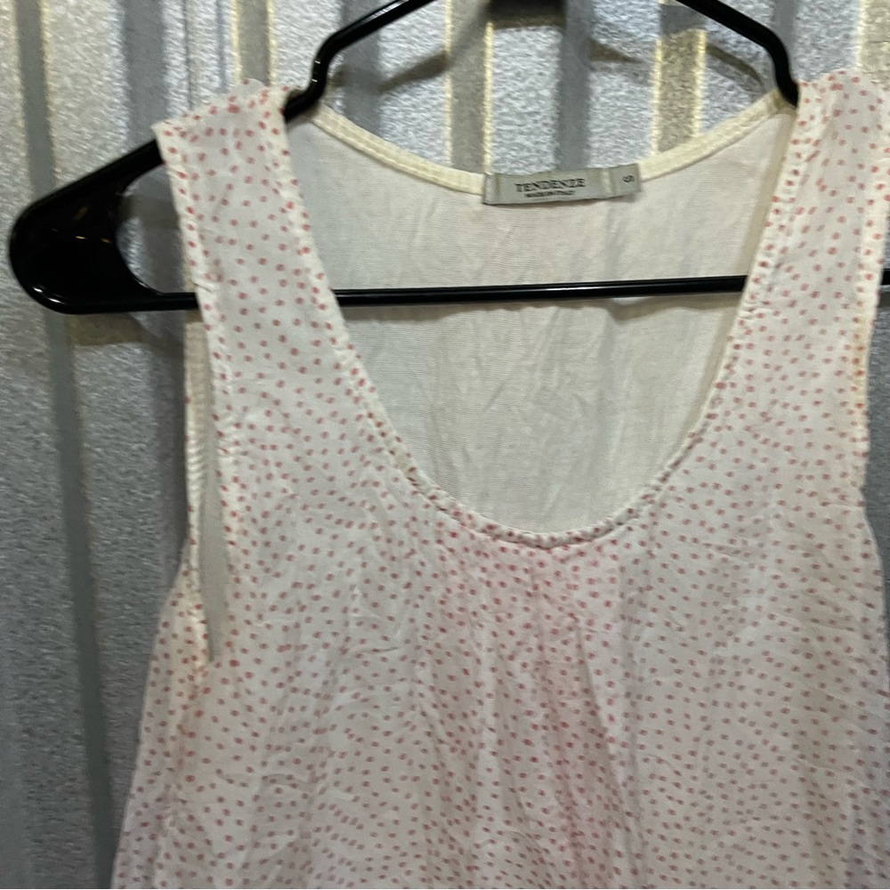 Tendenze Sleeveless polkadot blouse size small - Picture 3 of 6